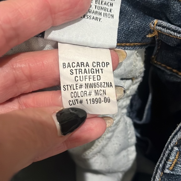 Hudson Jeans size 25 Bacara Crop Straight Cuffed - Picture 5 of 5
